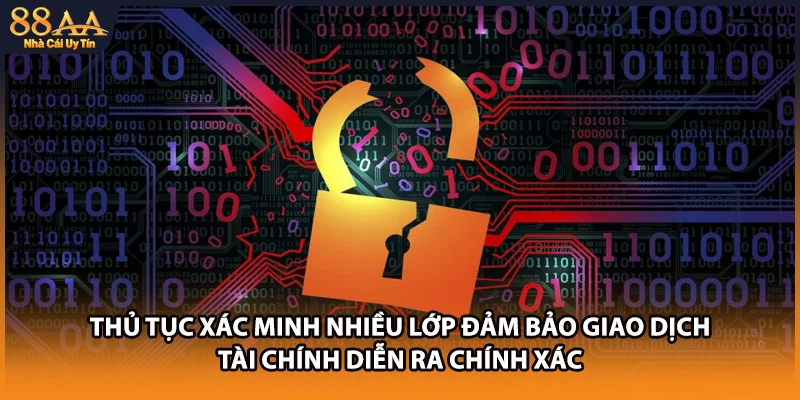 Thủ tục xác minh nhiều lớp đảm bảo giao dịch tài chính diễn ra chính xác